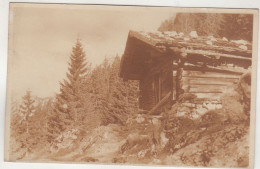 D1818) HALL I. T. - 1908 .- Sehr Alte FOTO AK - Neptun - A. Riepenhausen - Alte HOLZHÜTTE Im Gebirge - Hall In Tirol