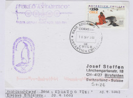 Chile Antarctic Flight From Punta Arenes To Base Frei  Ca Frei 20 SP 2003 (WB196A)) - Vols Polaires