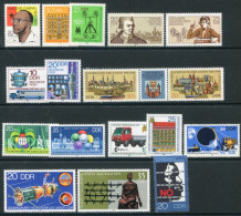 DDR / E. GERMANY 1978 Eleven Commemorative Issues MNH / ** - Ungebraucht