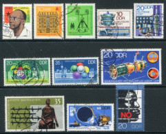 DDR / E. GERMANY 1978 Eight Commemorative Issues Used - Gebraucht