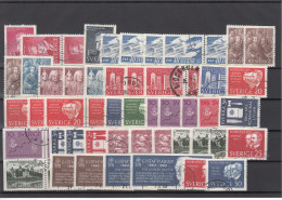 Sweden - Lot 1950-1960s Used - Collections