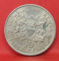 50 Cents 1968 - TTB - Pièce De Monnaie Kenya - Article N°6168 - Kenia