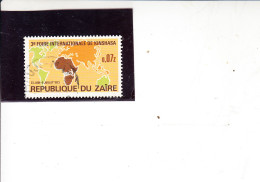 CONGO - ZAIRE  1973 - Yvert 833° - Fiera Kingasha - Gebruikt