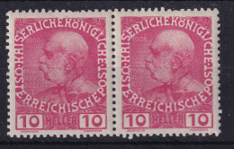 AUSTRIA 1913 - MNH - ANK 144 - Pair! - Neufs