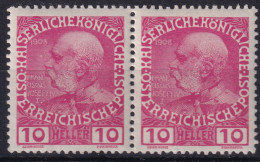 AUSTRIA 1913 - MLH - ANK 144 - Pair! - Ungebraucht