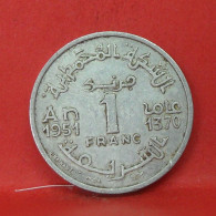 1 Franc 1951 - TB - Pièce De Monnaie Maroc - Article N°6191 - Maroc
