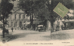 Salies De Béarn * La Place Jeanne D'albret * Café Des Voyageurs * Restaurant * Marchand De Glaces - Salies De Bearn