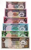 Kuwait Banknote - 3th Issue - Full Set - 1/4 Dinar To 20 Dinars - XF Condition - No1 - Koeweit