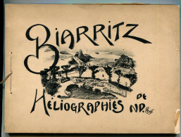 Album De 20 Héliogravures BIARRITZ Vers 1900 - Europe