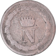 Monnaie, États Italiens, KINGDOM OF NAPOLEON, Napoleon I, 10 Centesimi, 1813 - Napoleónicas