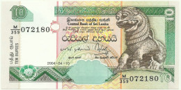 SRI LANKA - 10 RUPEES - 2004.04.10 - Pick 108.c - Unc. - Serie M/359 - Sri Lanka