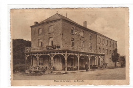 Delcampe - Falaen Place De La Gare ( Publicité Bières ADS Abbaye De Scourmont ) - Onhaye