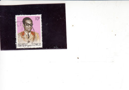 ZAIRE  1972 - Yvert  817° - Serie Corrente - Used Stamps