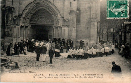 Delcampe - Cluny Fêtes Du Millénaire 10, 11, 12 Septembre 1910 Grand'Messes Pontificales ... Saône-et-Loire N°3 Cpa Voyagée B.Etat - Cluny