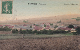 CHAMPAGNE SUR OISE(CARTE EN COULEUR TOILEE) - Champagne Sur Oise