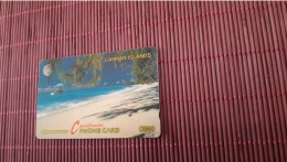 Phonecard Beach, 6CCIA Cayman Island Used Rare - Cayman Islands