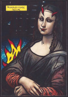 CPM Joconde Mona Lisa Tirage Limité En 30 Ex. Numérotés Et Signés Par JIHEL Diable Satanisme - Lardie