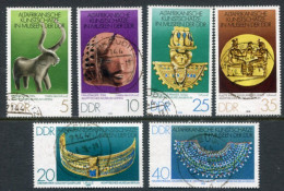 DDR / E. GERMANY 1978 African Art Postally Used.  Michel 2330-35 - Gebraucht