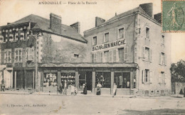 Andouillé * Débit De Tabac Tabacs TABAC , ROYER Horlogerie Horloger , Place De La Bascule * Bazar Du Bon Marché - Other & Unclassified