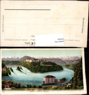 695644 Rheinfall Bei Schaffhausen Schloss Laufen Lithographie  - Hausen Am Albis 