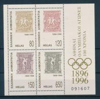 Griekenland/Greece/Grece/Griechenland/Grecia 1996 Mi: Block 13 Yt: BF 13 (PF/MNH/Neuf Sans Ch/**)(6958) - Blocks & Kleinbögen