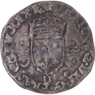 Monnaie, France, Henri II, Douzain Aux Croissants, 1549, Lyon, TB+, Billon - 1547-1559 Enrique II