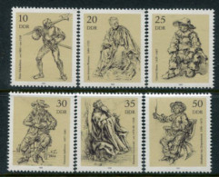 DDR / E. GERMANY 1978  Engravings In State Mseum Singles MNH / **.  Michel 2347-52 - Nuovi