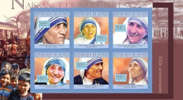 Guinea 2010 MNH SS, Mother Teresa, Nobel Peace Laureate - Moeder Teresa