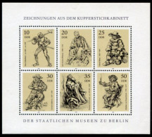 DDR / E. GERMANY 1978  Engravings In State Mseum Seetlets MNH / **.  Michel 2347-52 Kb - Unused Stamps