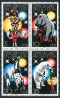 DDR / E. GERMANY 1978  Circus Block MNH / **.  Michel 2364-67 - Unused Stamps