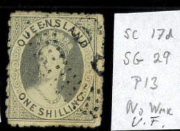 Aa5625n  - Australia QUEENSLAND - STAMP - SG # 29  No Watermark  - USED - Gebraucht