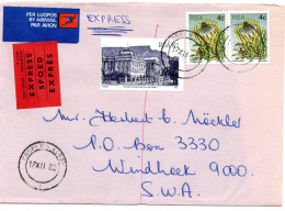 68235 - Südafrika - 1982 - 1R Parlament MiF A LpEilBf COOPER'S KLOOF -> WINDHOEK (Südwestafrika) - Lettres & Documents