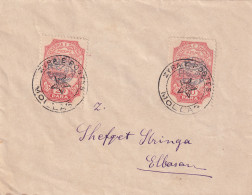 ALBANIA 1915 - ESSAD POST - Letter From Mollas To Elbasan - Albanië