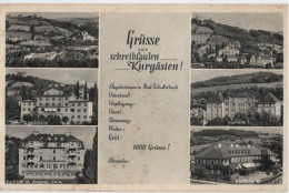 Austria Österreich 1953 Grusse Von Schreibfaulen Kurgasten, Bad Schallerbach - Bad Schallerbach