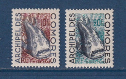 Comores - Taxe - YT N° 4 Et 5 ** - Neuf Sans Charnière - 1954 - Posta Aerea