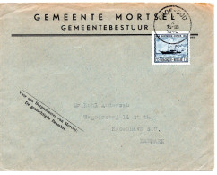 68237 - Belgien - 1946 - 3,15F Kanalfaehre EF A Bf OUDE-SOD -> Daenemark - Covers & Documents