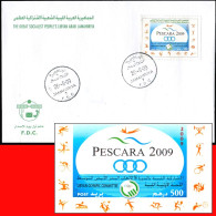 LIBYA 2009 Mediterranean Games Pescara Italy Judo Basketball Golf Beachvolley Volley Tennis Handicap Handisport (FDC) - Judo