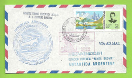 ARGENTINA - BASE BROWN ANTARTIDA  // MS LINDBLAD EXPLORER - Lettres & Documents