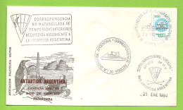 ARGENTINA -  ANTARTIDA. CAMPANA 1982-1983. BASE DE EJERCITO. PRIMAVERA - Storia Postale