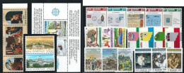 ● San Marino 1989 ֍ ANNATA COMPLETA ** ● 1 Foglietto (BF) + 23 Fb ● Tutte Serie Complete ● - Full Years