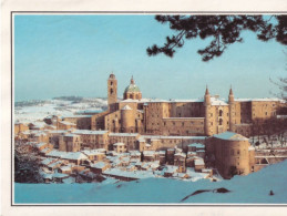 Urbino - Panorama - Invernale - Formato Grande Viaggiata Mancante Di Affrancatura – FE390 - Urbino