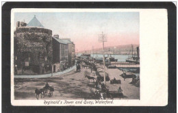 REGINALDS TOWER WATERFORD AND QUAY COUNTY WATERFORD USED 1903 IRISH IRELAND MISS PEACOCK 57 QUEENS ROAD TUNBRIDGE WELLS - Waterford