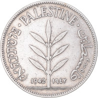 Monnaie, Palestine, 100 Mils, 1942, Londres, TTB, Argent, KM:7 - Israël