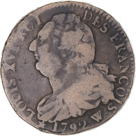 Monnaie, France, Louis XVI, 2 Sols François, 1792 / AN 4, Lille, TB+, Bronze - Sonstige & Ohne Zuordnung