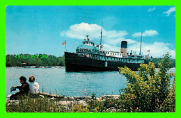 Delcampe - BATEAU, SHIP - " S. S. NORISLE " - TRAVEL IN 1971 - TOBERMORY TO SOUTH BAY MOUTH, MANITOULIN ISLAND - CAR FERRY - - Fähren