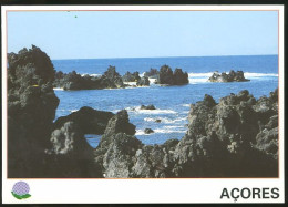 Portugal Entier Postal Açores Biscoitos Ile Terceira Volcanique Oiseau Azores Postal Stationery Volcanic Island Bird - Vulkanen