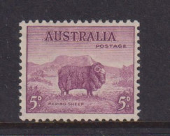 AUSTRALIA - 1938 Merina Sheep 5d Hinged Mint - Neufs