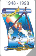 CARTE-ITALIE-MAGNETIQUE-N°5000L-50 ANS ECOLE Des Sous Officiers Marine-UTILISE TBE-RARE - Publieke Thema