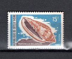 COTE D'IVOIRE N° 313  NEUF SANS CHARNIERE COTE  1.20€  COQUILLAGE  ANIMAUX - Côte D'Ivoire (1960-...)