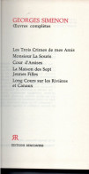 Bradé : Les 3 Crimes De Mes Amis , Monsieur La Souris , Cour D'Assise , La Maison Des Sept Jeunes Filles , Long Cours .. - Simenon